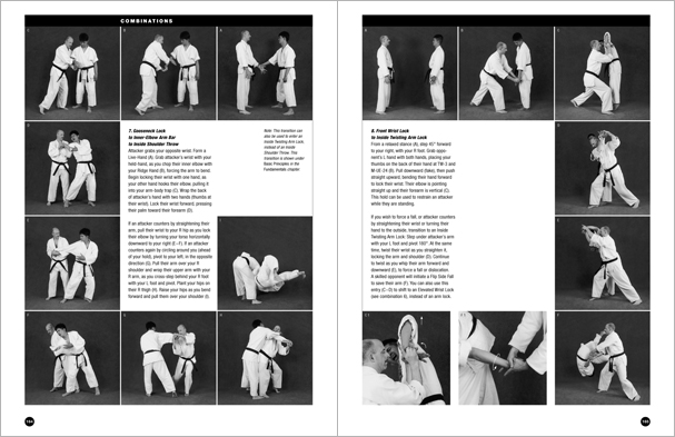 Sample pages from 'The Art of Holding'; one in a series of remarkable books that provide an in-depth look at the core concepts and techniques shared by a broad range of martial arts styles. Contains over 155 practical holds including joint locks, chokes, nerve holds, takedowns, pins, advanced combinations, and counterholds.