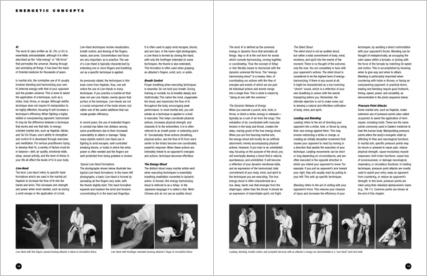 Sample pages from 'The Art of Holding'; one in a series of remarkable books that provide an in-depth look at the core concepts and techniques shared by a broad range of martial arts styles. Contains over 155 practical holds including joint locks, chokes, nerve holds, takedowns, pins, advanced combinations, and counterholds.