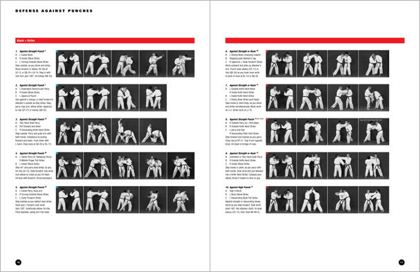 Sample pages from Hapkido Manuals by Marc Tedeschi, an invaluable series of concise affordable study-guides summarizing all Hapkido belt ranks, from novice to master-level.