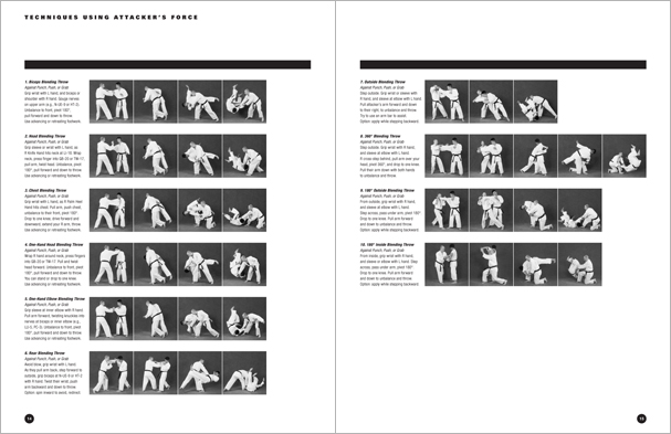 Sample pages from Hapkido Manuals by Marc Tedeschi, an invaluable series of concise affordable study-guides summarizing all Hapkido belt ranks, from novice to master-level.