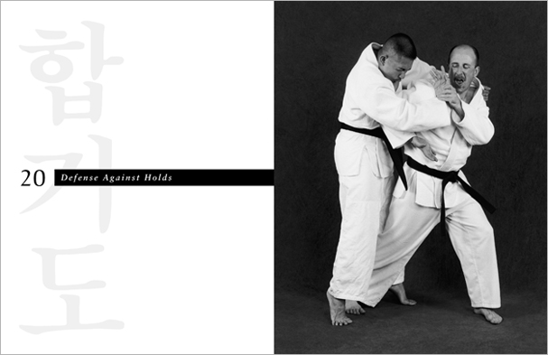 Sample pages from 'Hapkido', the most comprehensive book ever written on a single martial art; 1136 pages, 9000 photos, 2000 martial techniques.