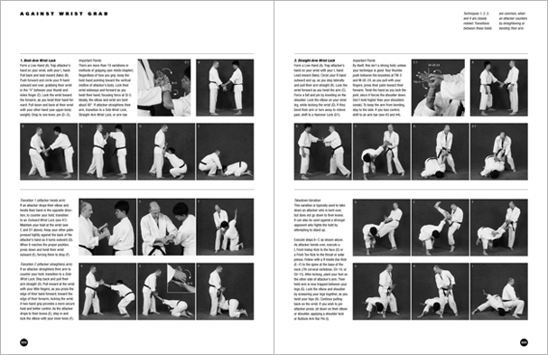 Sample pages from 'Hapkido', the most comprehensive book ever written on a single martial art; 1136 pages, 9000 photos, 2000 martial techniques.