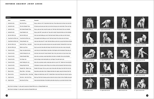 Sample pages from 'Hapkido', the most comprehensive book ever written on a single martial art; 1136 pages, 9000 photos, 2000 martial techniques.