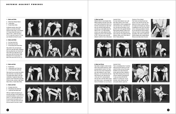 Sample pages from 'Hapkido: An Introduction to the Art of Self-Defense', the first introductory text to provide a concise overview of Hapkido in its entirety, with essential material for novices.