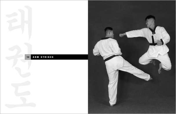 Sample pages from 'Taekwondo', the most comprehensive book ever written on the world's most popular martial art; 896 pages, 8600 photos, Traditional and Olympic-Style.