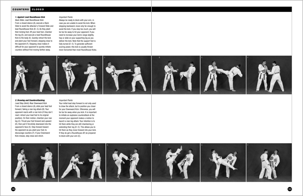 Sample pages from 'Taekwondo: The Essential Introduction', the first introductory text to provide a concise overview of Taekwondo in its entirety, with essential material for novices.