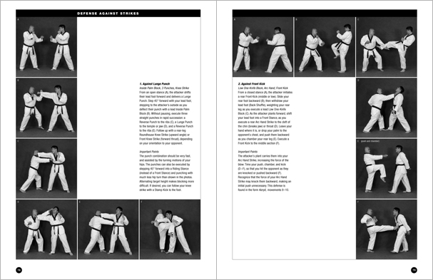 Sample pages from 'Taekwondo: The Essential Introduction', the first introductory text to provide a concise overview of Taekwondo in its entirety, with essential material for novices.