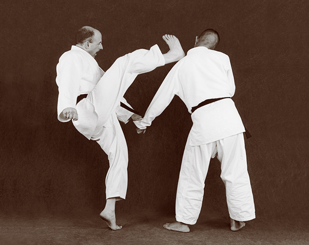 Hapkido photos of Master Marc Tedeschi performing Hapkido techniques