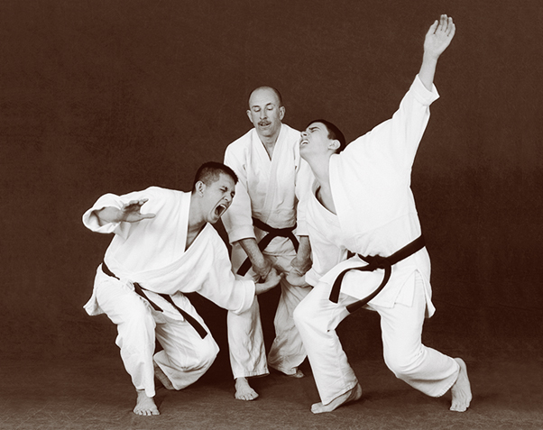 Hapkido photos of Master Marc Tedeschi performing Hapkido techniques