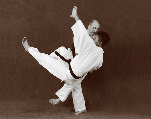 Hapkido photos of Master Marc Tedeschi performing Hapkido techniques