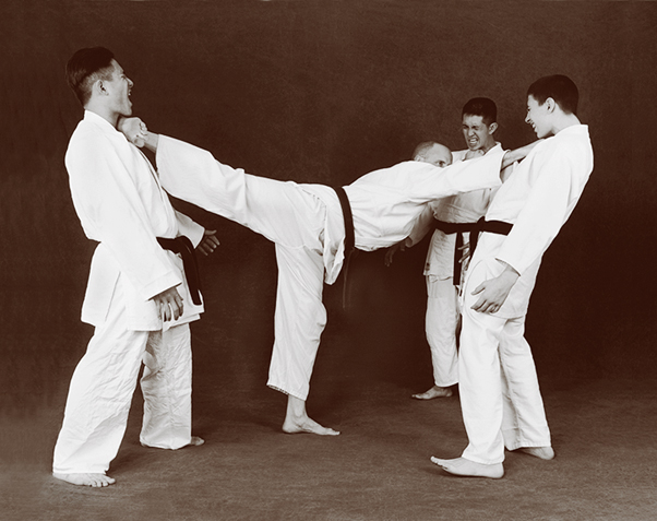 Hapkido photos of Master Marc Tedeschi performing Hapkido techniques