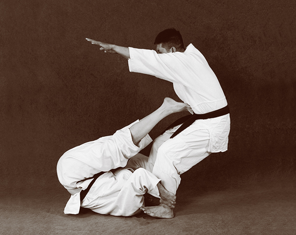 Hapkido photos of Master Marc Tedeschi performing Hapkido techniques