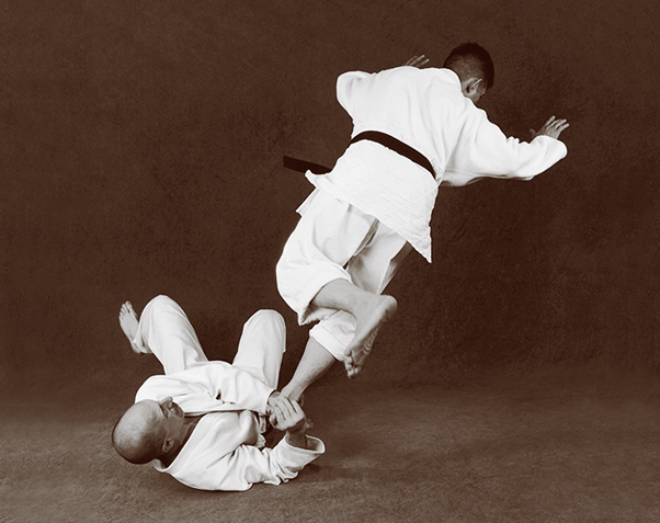 Hapkido photos of Master Marc Tedeschi performing Hapkido techniques