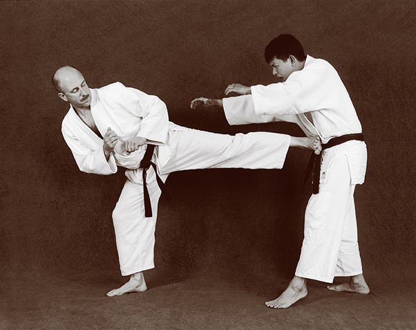 Hapkido photos of Master Marc Tedeschi performing Hapkido techniques