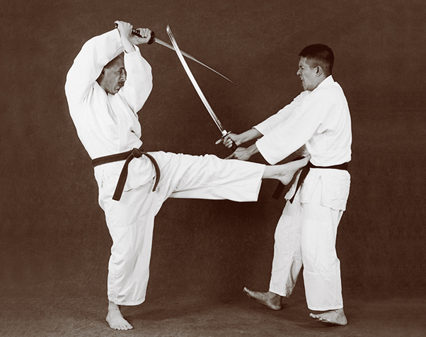 Hapkido photos of Master Marc Tedeschi performing Hapkido techniques