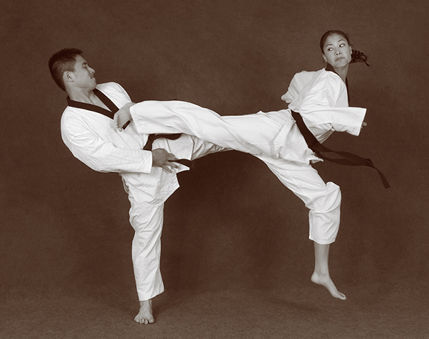 Hapkido photos of Master Marc Tedeschi performing Hapkido techniques