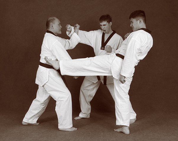 Hapkido photos of Master Marc Tedeschi performing Hapkido techniques