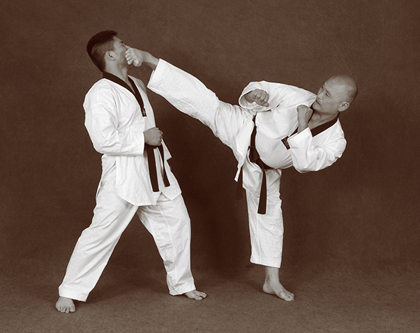 Hapkido photos of Master Marc Tedeschi performing Hapkido techniques