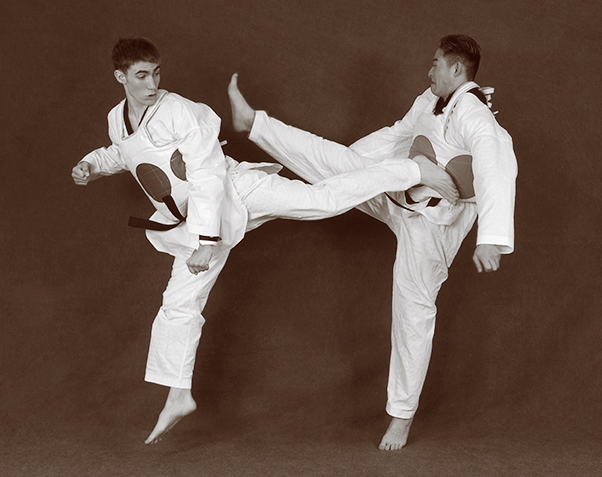 Hapkido photos of Master Marc Tedeschi performing Hapkido techniques