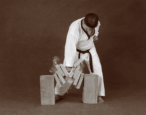 Hapkido photos of Master Marc Tedeschi performing Hapkido techniques